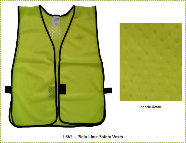 Mesh Safety Vests | Lightweight Economy Poncho Work Vests | Tasco