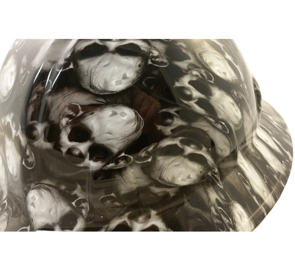 Mr Creepy Hydro Dipped Hard Hats Full Brim Style