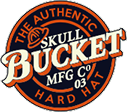 Skullbucket Aluminum Full Brim Hardhats ~ Suspension  ~ logo