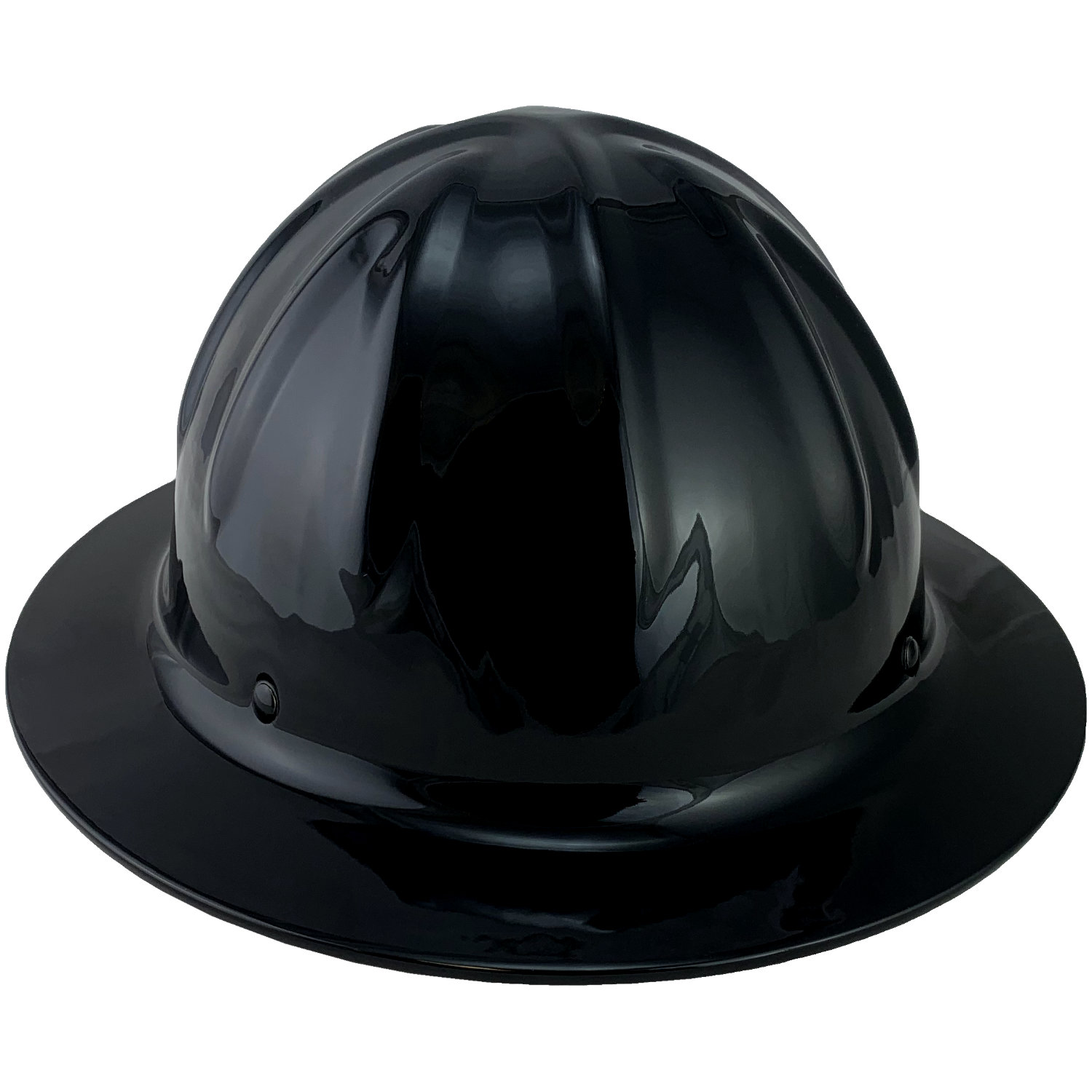 Skullbucket Aluminum Full Brim Hardhats ~ Front