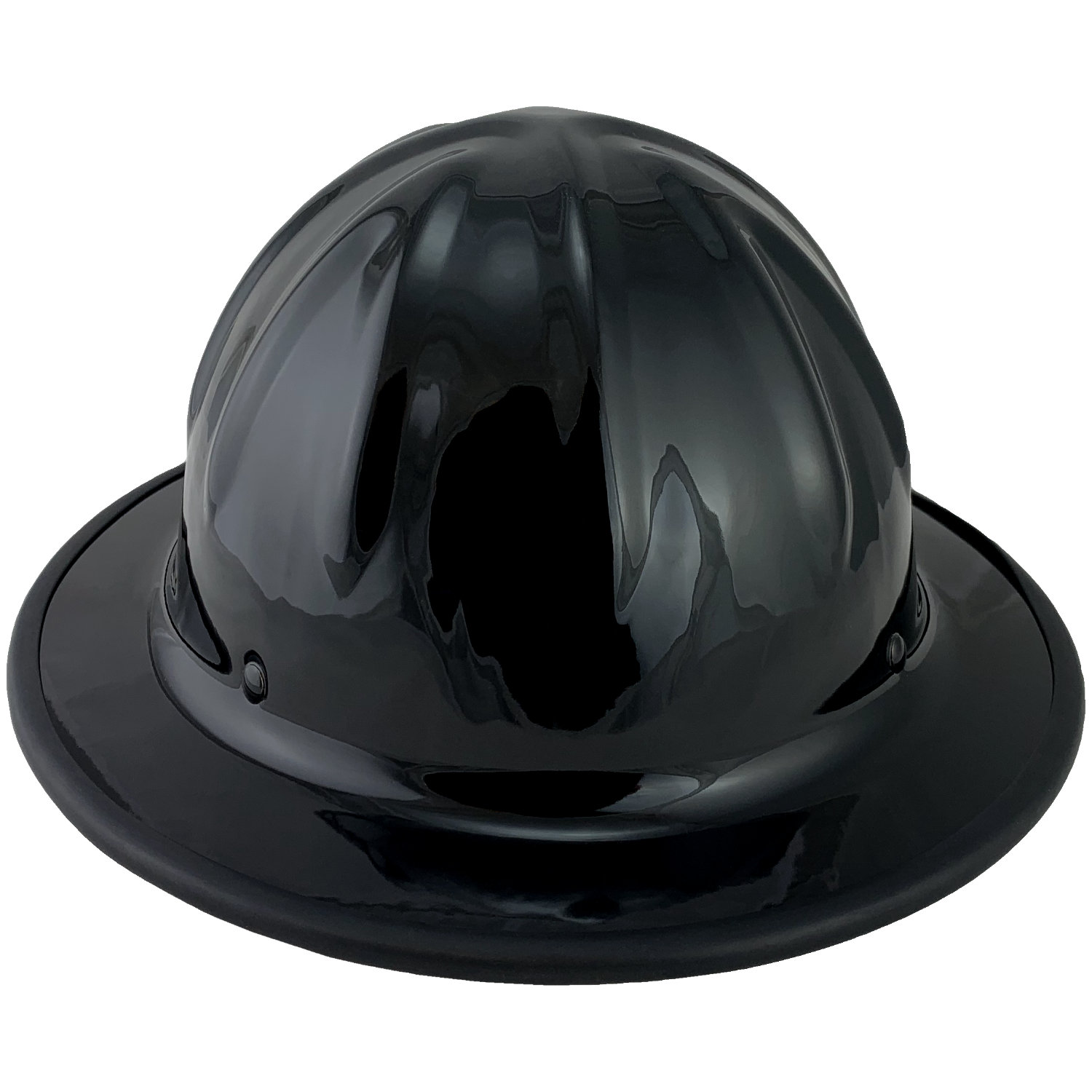 Skullbucket Aluminum Full Brim Hardhats ~ With Protective Edge ~ Front