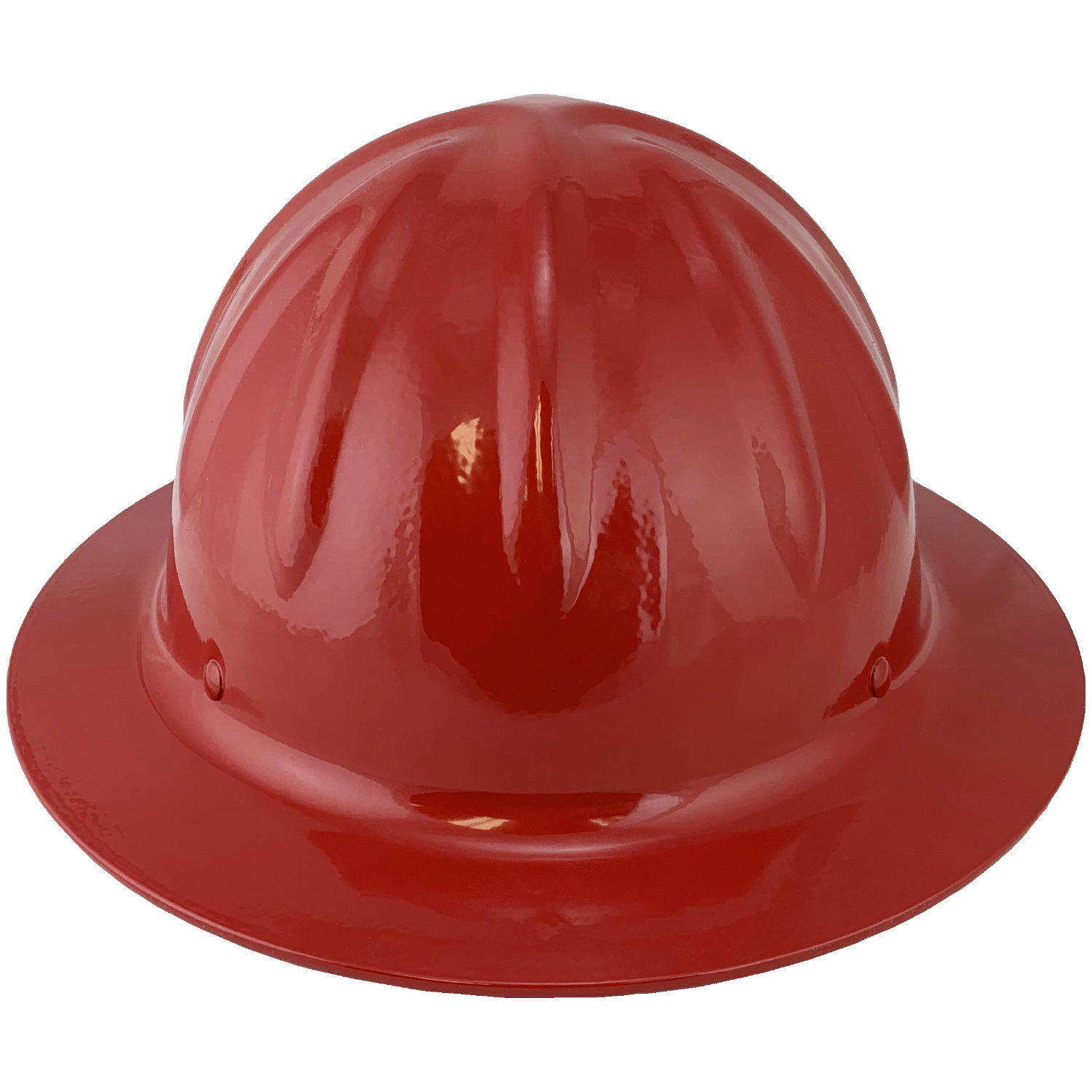 Skullbucket Aluminum Full Brim Hardhats ~ Front 