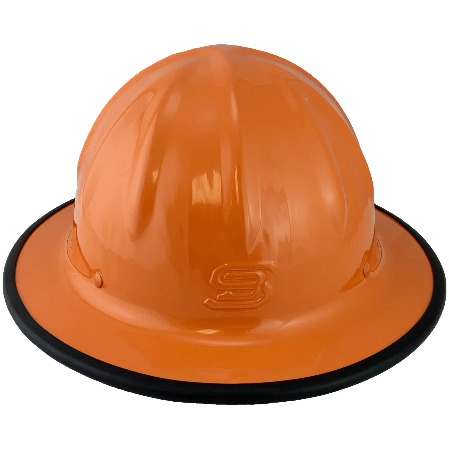 Skullbucket Aluminum Full Brim Hard Hats Hi Viz Orange