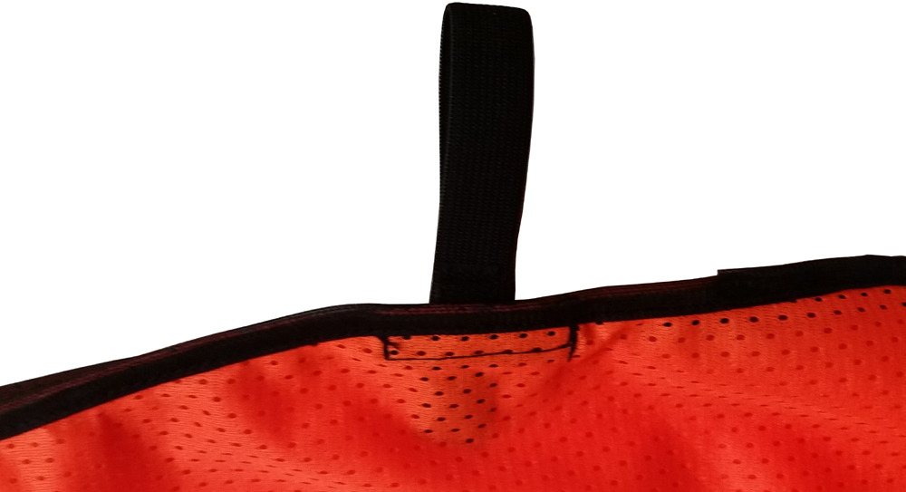 Orange Soft Mesh Plain Safety Vest ~Tear Away Side 2