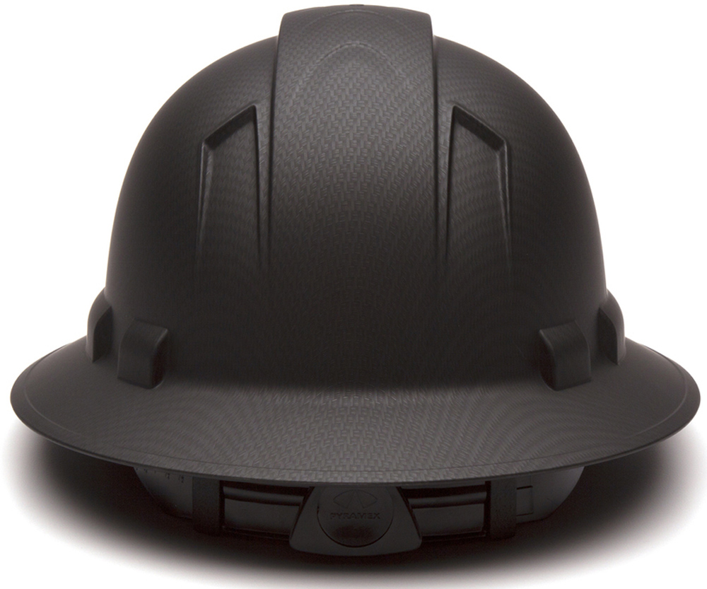 Pyramex Ridgeline Full Brim Style Hard Hat with Black