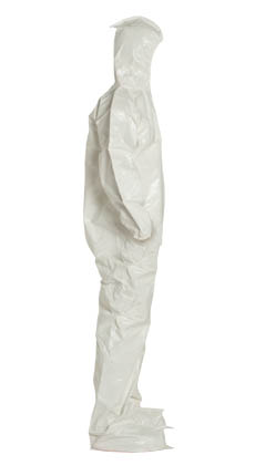 Tyvek Saranex SL Coverall w/ Hood, Boots, Elastic Wrists   pic 3