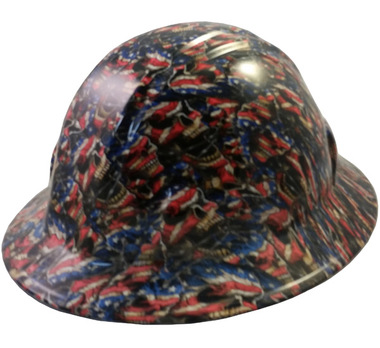 Hydro Dipped Hard Hats Full Brim Design