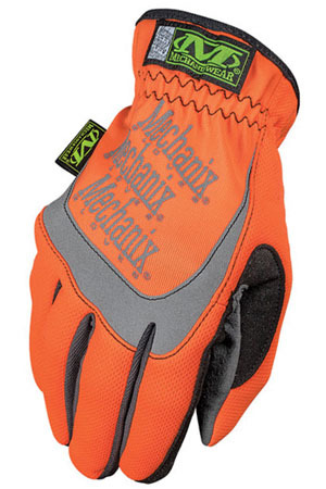 Mechanix Fast Fit Glove (Hi Viz Orange) ~ Back View