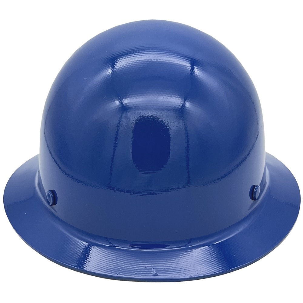 MSA Skullgard Full Brim Ratchet Suspension Royal Blue - Front