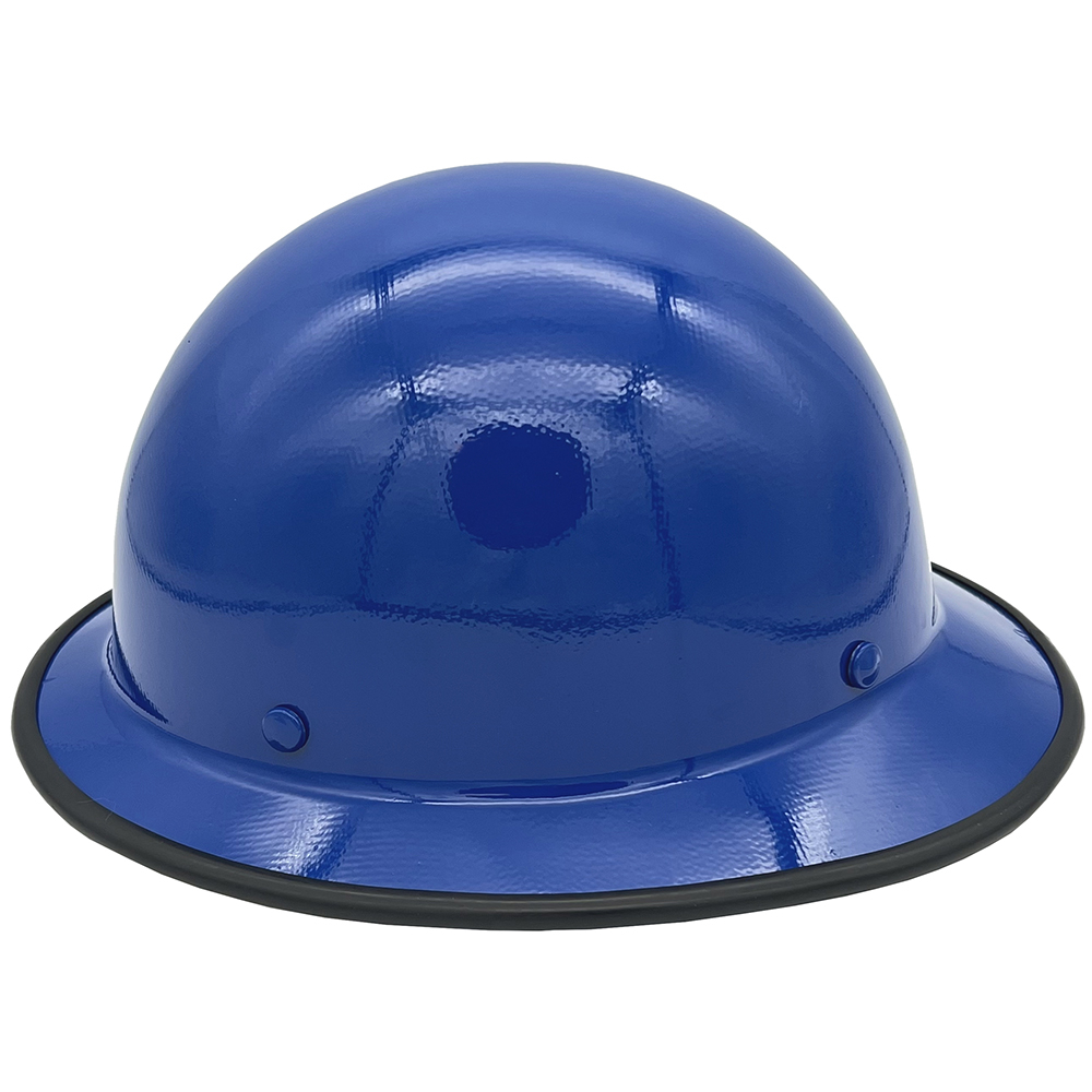 MSA Skullgard Full Brim Ratchet Suspension Royal Blue - Edge Left