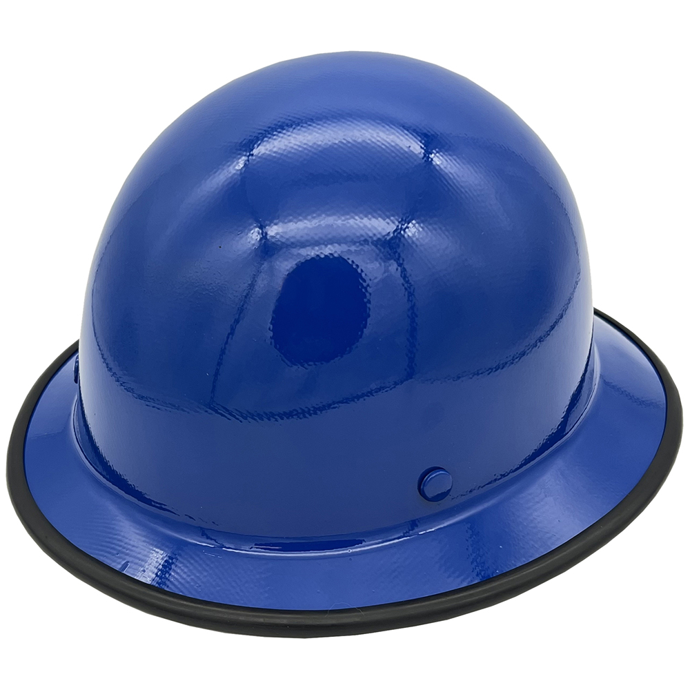 MSA Skullgard Full Brim Ratchet Suspension Royal Blue - Edge Oblique Left