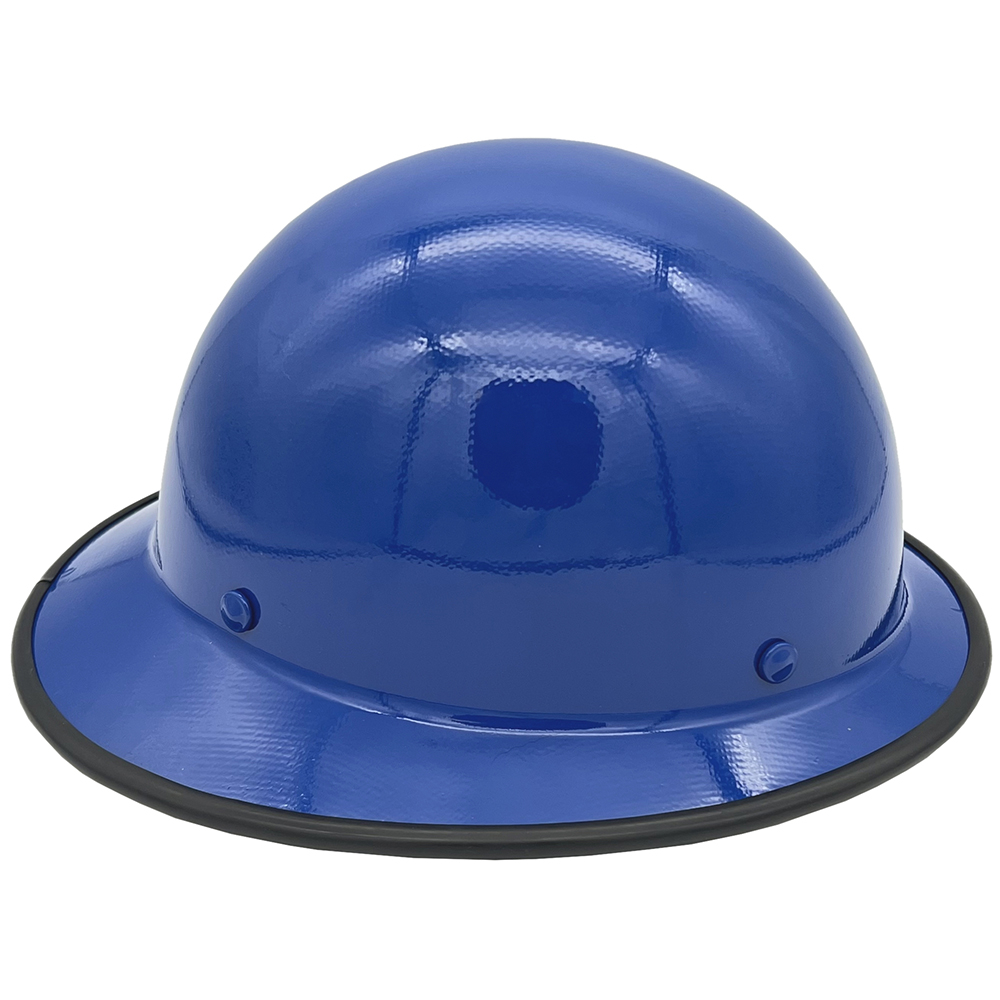 MSA Skullgard Full Brim Ratchet Suspension Royal Blue - Edge Right