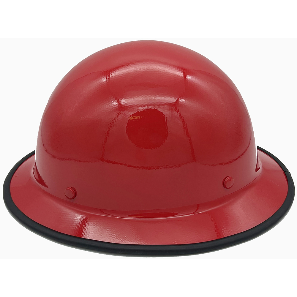 MSA Skullgard Full Brim Hard Hat with Fas Trac III Ratchet Suspension - Edge Left