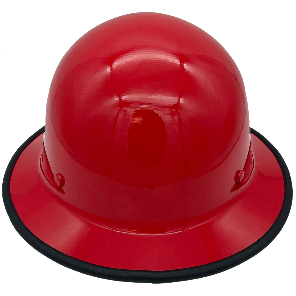 MSA Skullgard Full Brim Hard Hat with Fas Trac III Ratchet Suspension - Edge Back