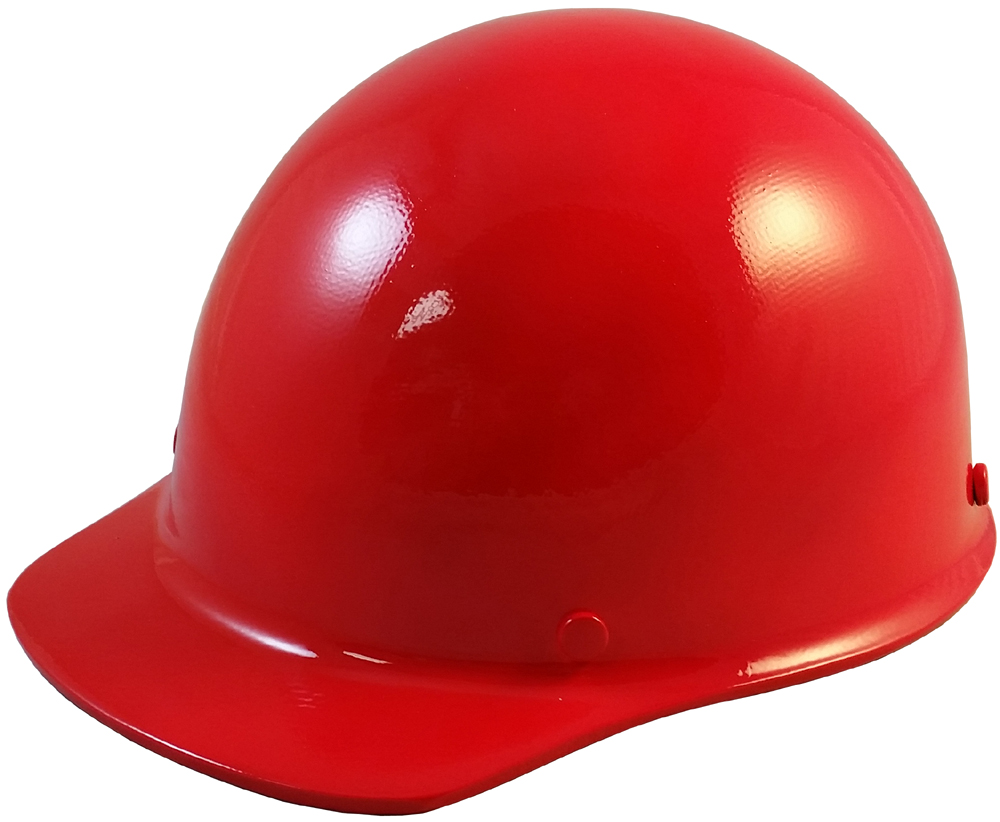 Skullgard Cap Style With Swing Suspension Red - Oblique View