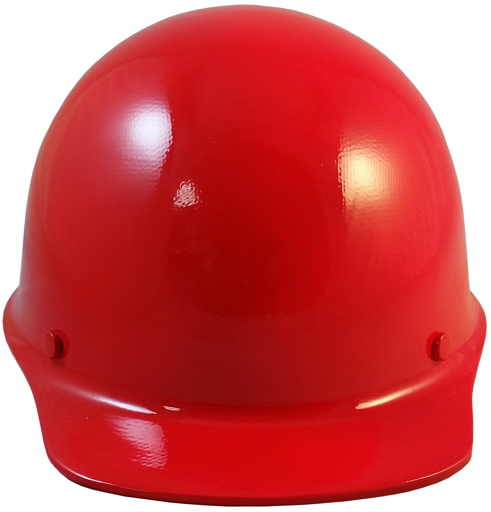 Skullgard Cap Style With Swing Suspension Red - Front View