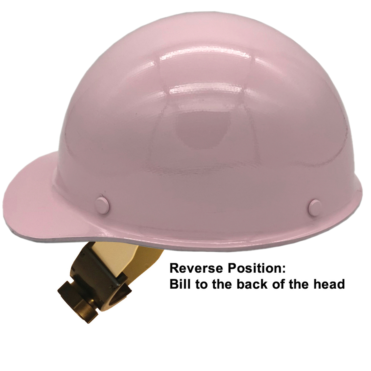 Skullgard Cap Style With Swing  Suspension Light Pink - Swing Suspension in Reverse Position