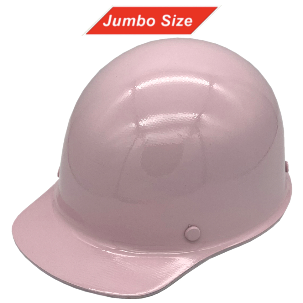 MSA Skullgard  (LARGE SHELL) Cap Style Hard Hats with Ratchet Suspension Light Pink - Oblique Left