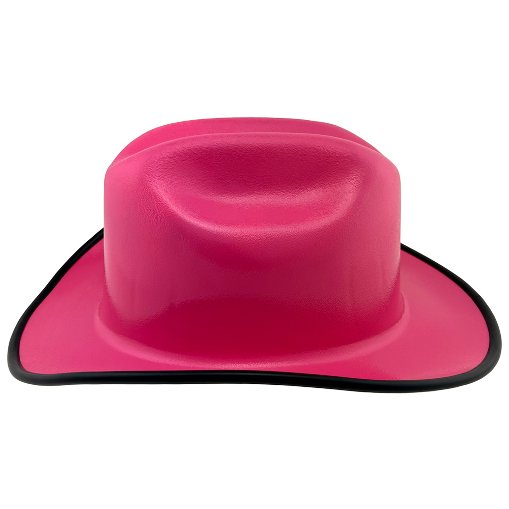 Cowboy Hardhat with Ratchet Suspension - Light Pink OSHA Approved Hard Hat