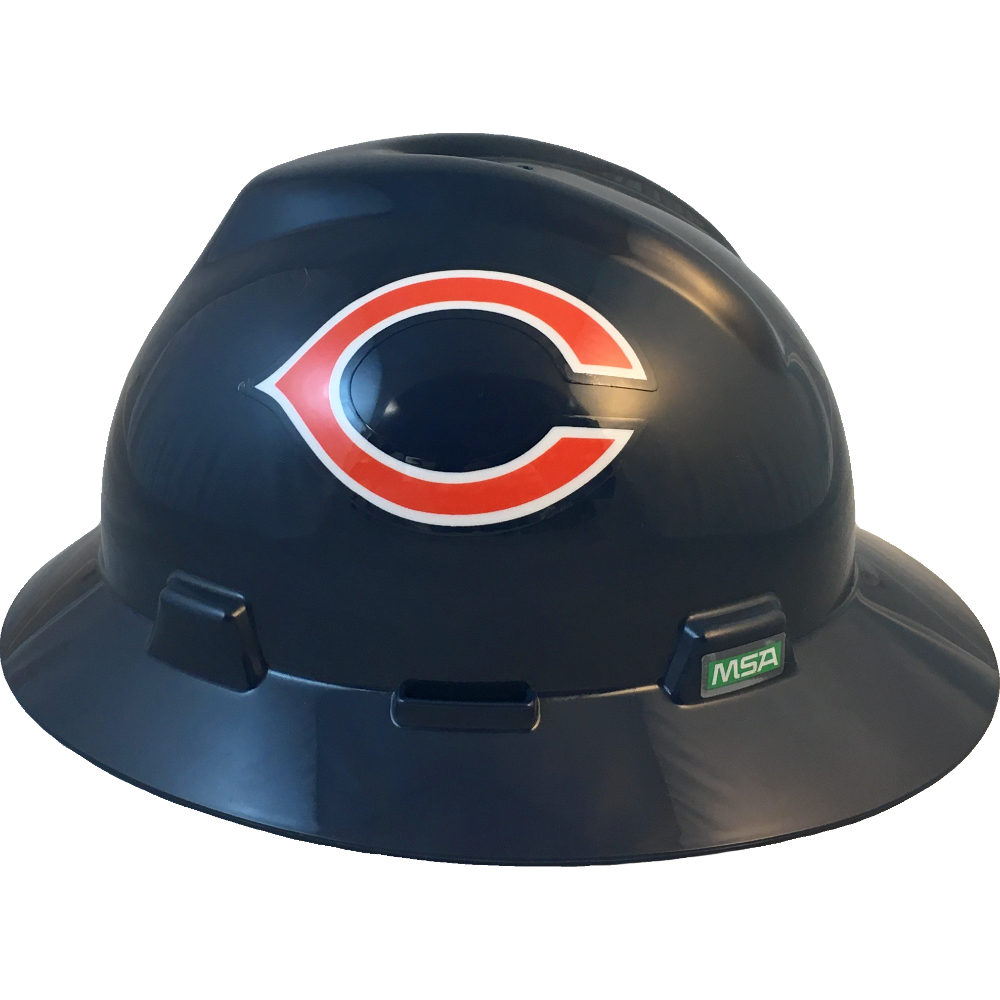 Chicago Bears Full Brim Hard Hats | Buy Online at T.A.S.C.O.