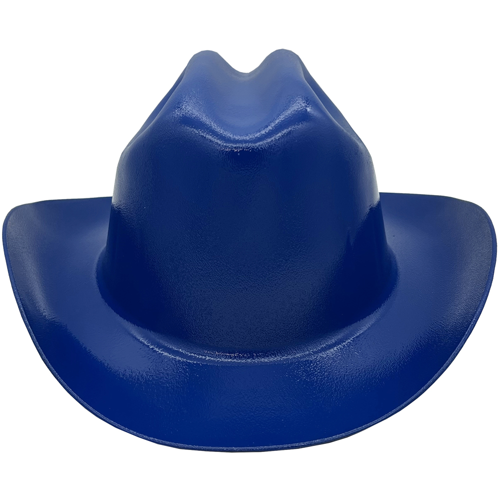 Outlaw Cowboy Hardhat with Ratchet Suspension Royal Blue - Front