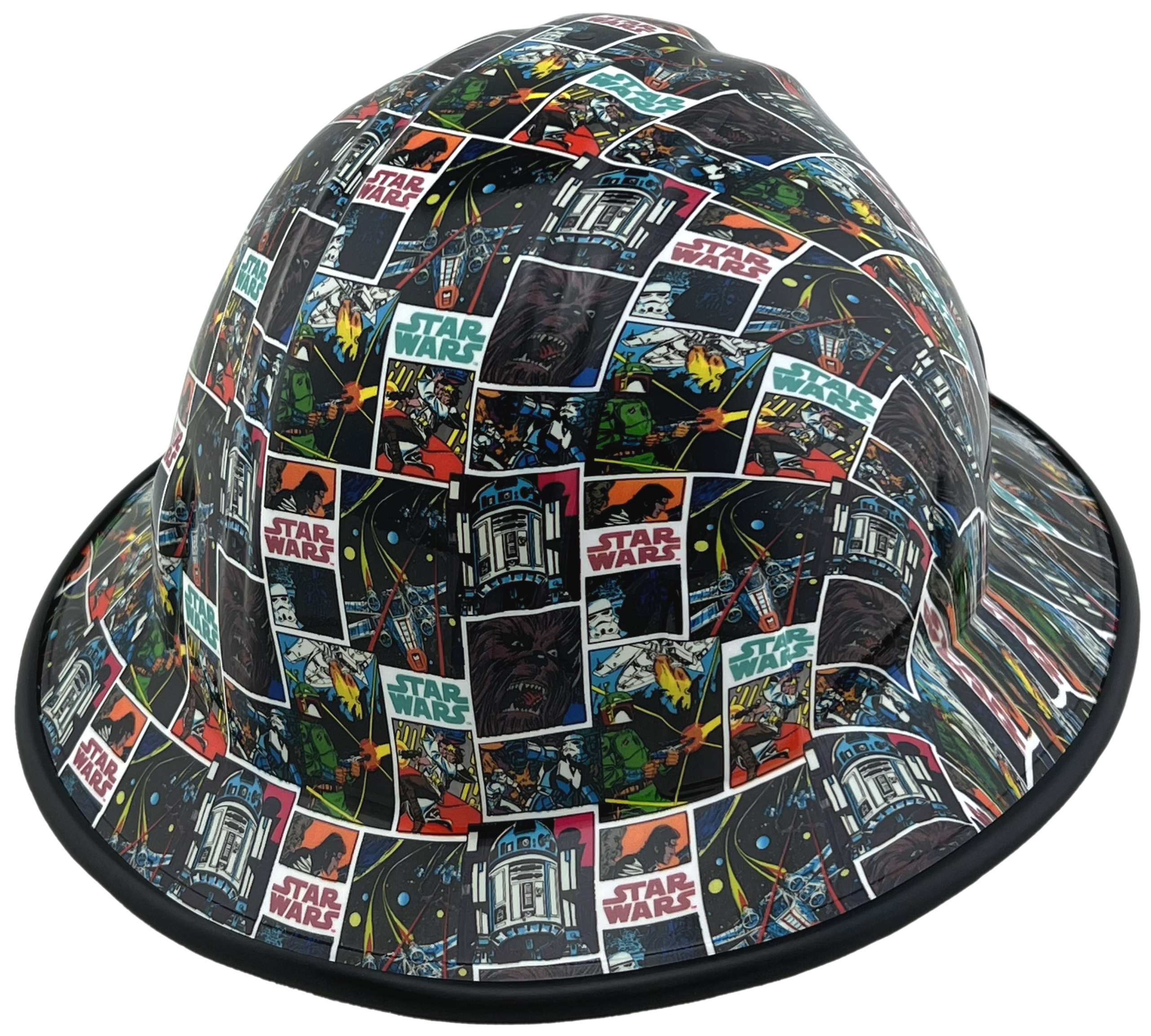 Star Wars Full Brim Hard Hat | Hydro Dipped Safety Gear | Tasco