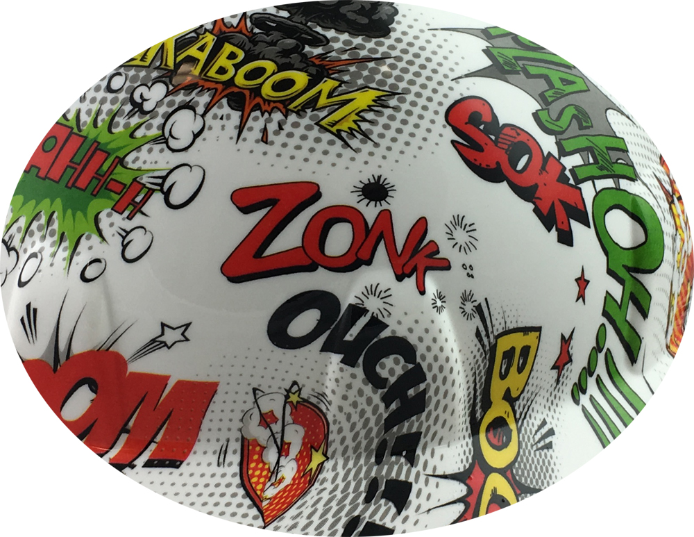Bam Style Full Brim Hydro Dipped Hard Hats - Detail