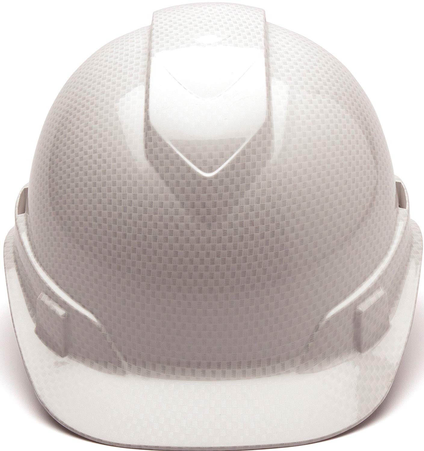 Pyramex Vented Cap Style Hard Hat Shiny White Pattern