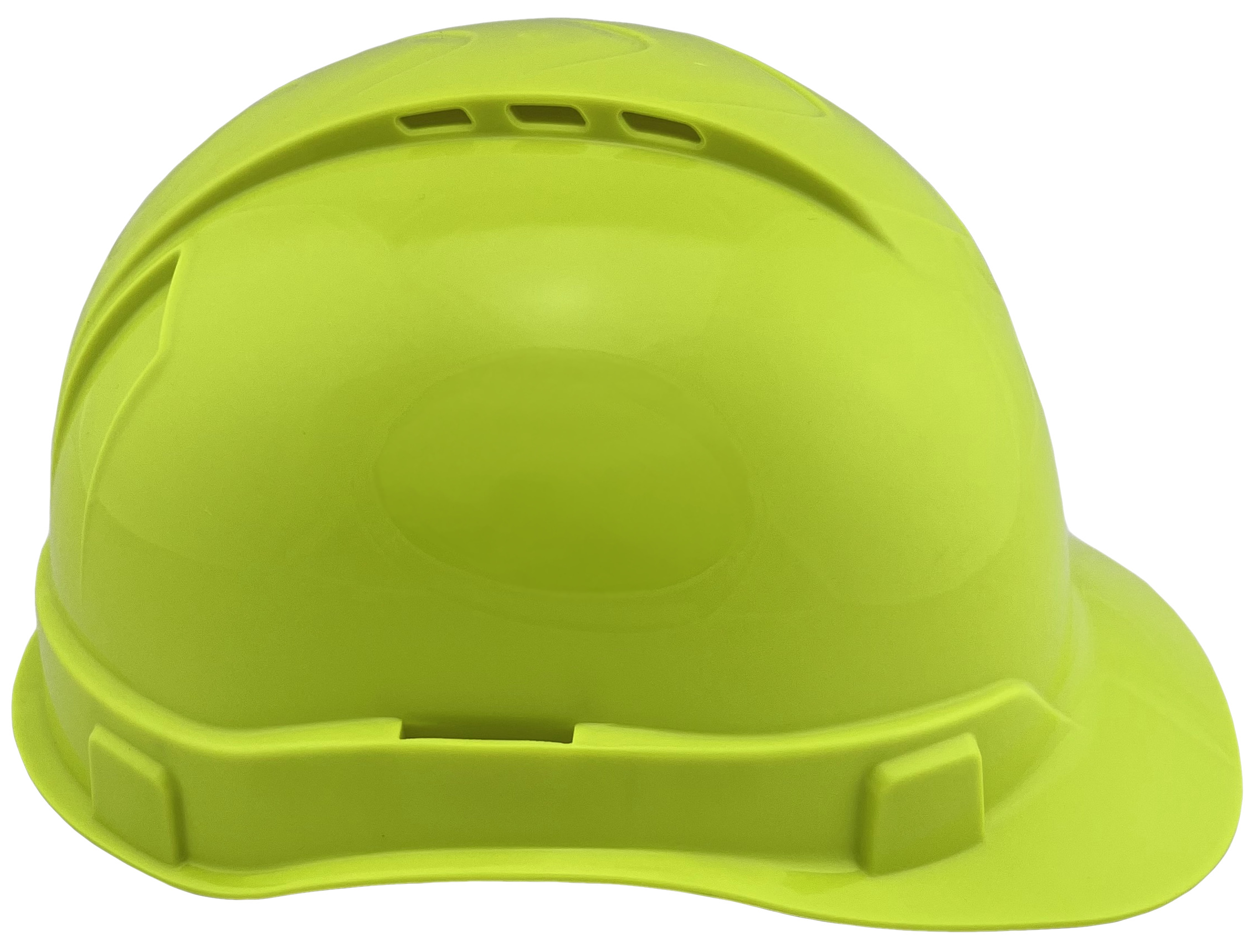  Pyramex Ridgeline Vented Cap Style Hard Hat Hi Viz Lime - Right
