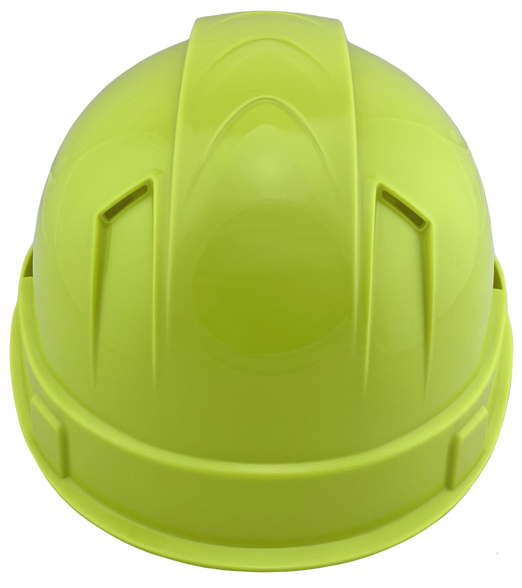  Pyramex Ridgeline Vented Cap Style Hard Hat Hi Viz Lime - Back