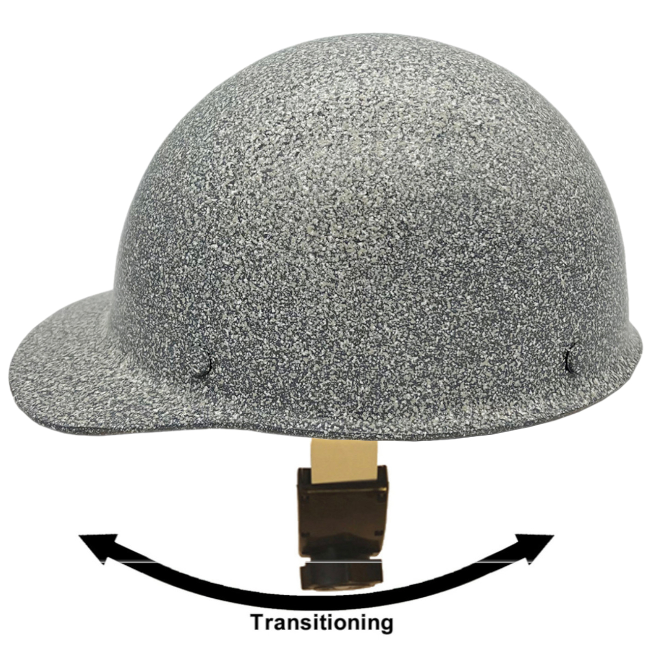 MSA Skullgard Cap Style Hard Hats With Swing Suspension Textured Stone - Swing Suspension in Transition