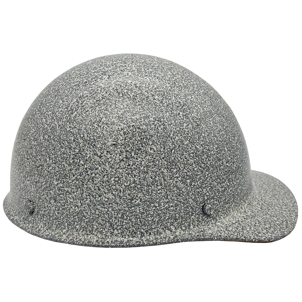 MSA Skullgard Cap Style Hard Hats With Swing Suspension Textured Stone - Right