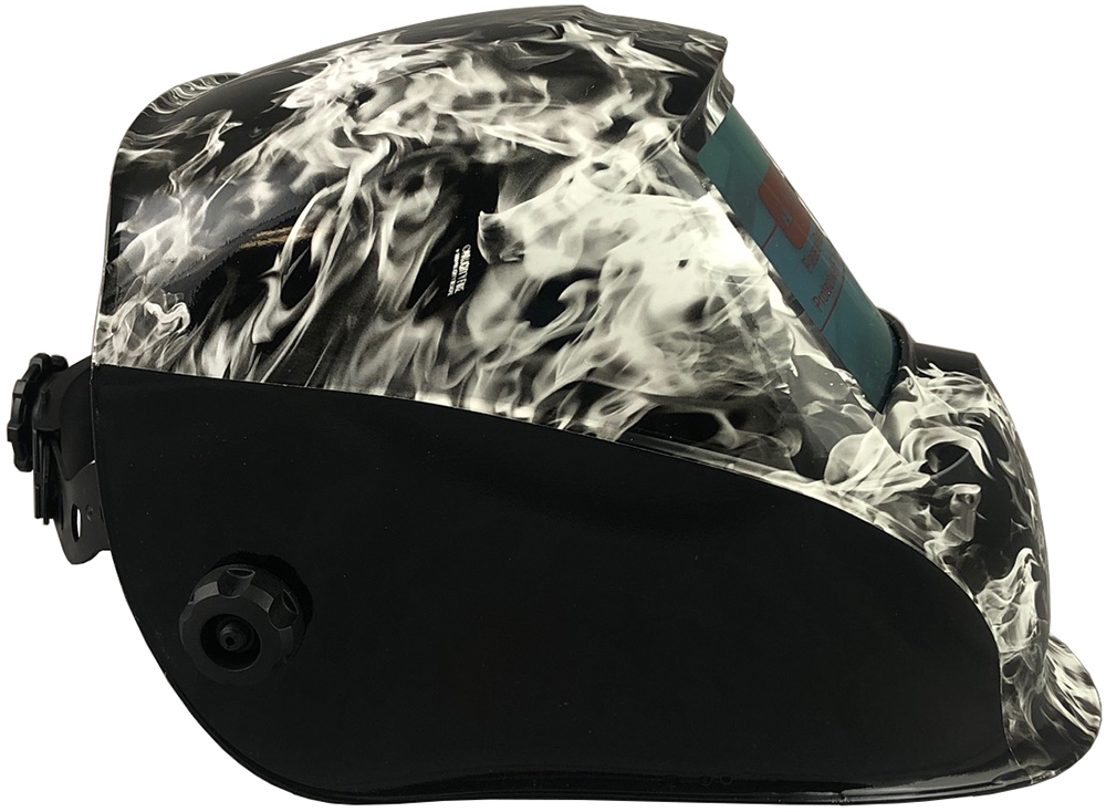 White Welding Helmet | Hydro Dipped Design Welding Hood