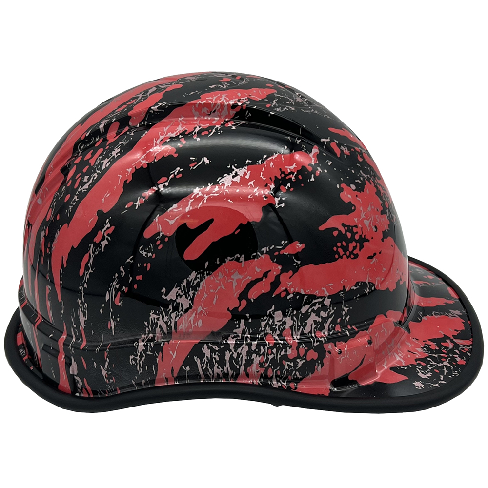 Rip and Tear Cap Style Hydro Dipped Hard Hats - Edge Right Rip and Tear Cap Style Hydro Dipped Hard Hats - Edge Right