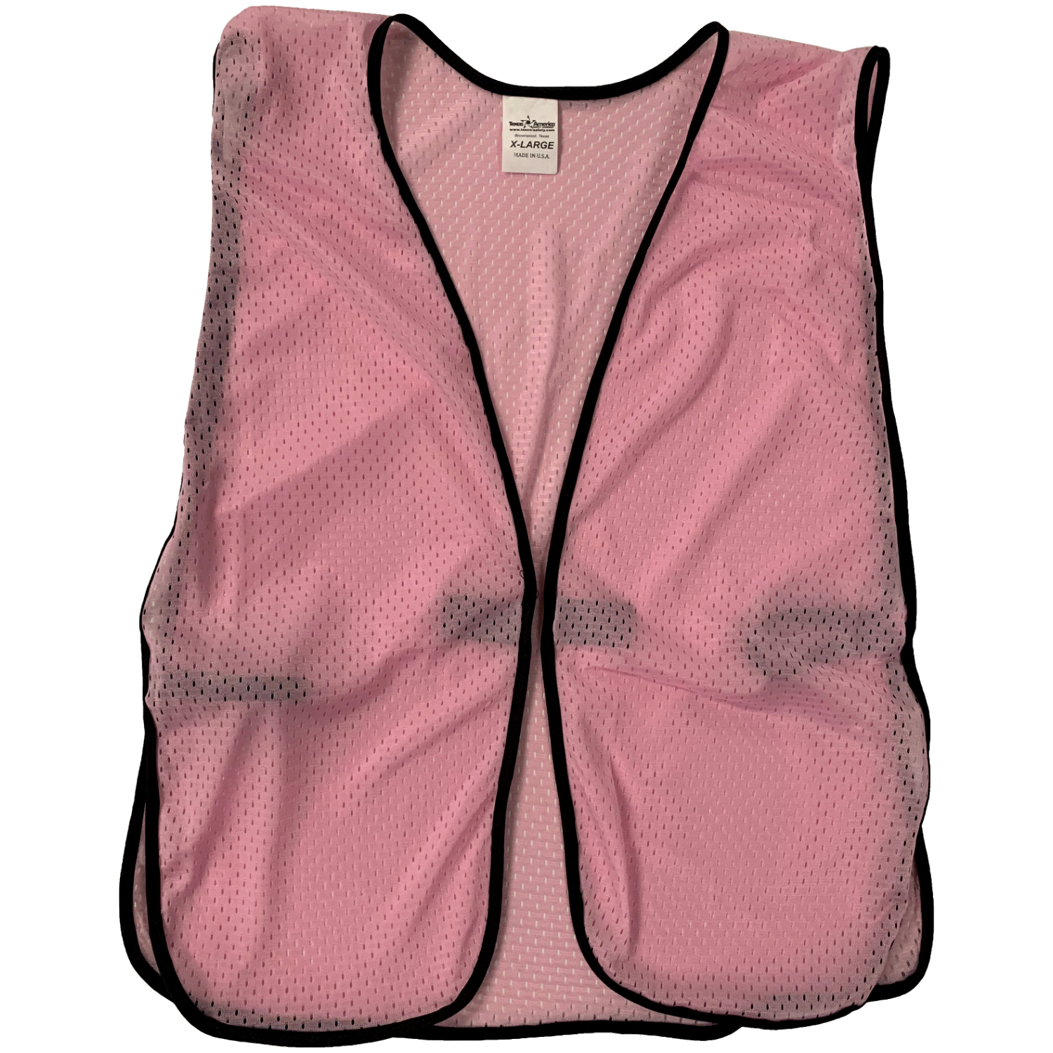 Soft Mesh Light Pink Vests  Texas America Safety Company