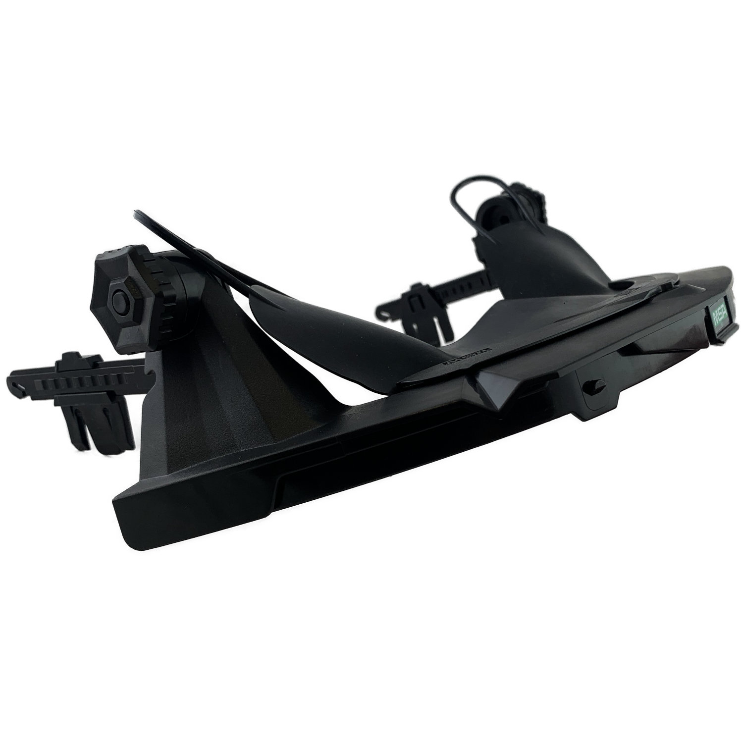 MSA Full Brim Hard Hat Face Shield Kit – White Hat w/ MSA Adapter and MSA Clear Faceshield