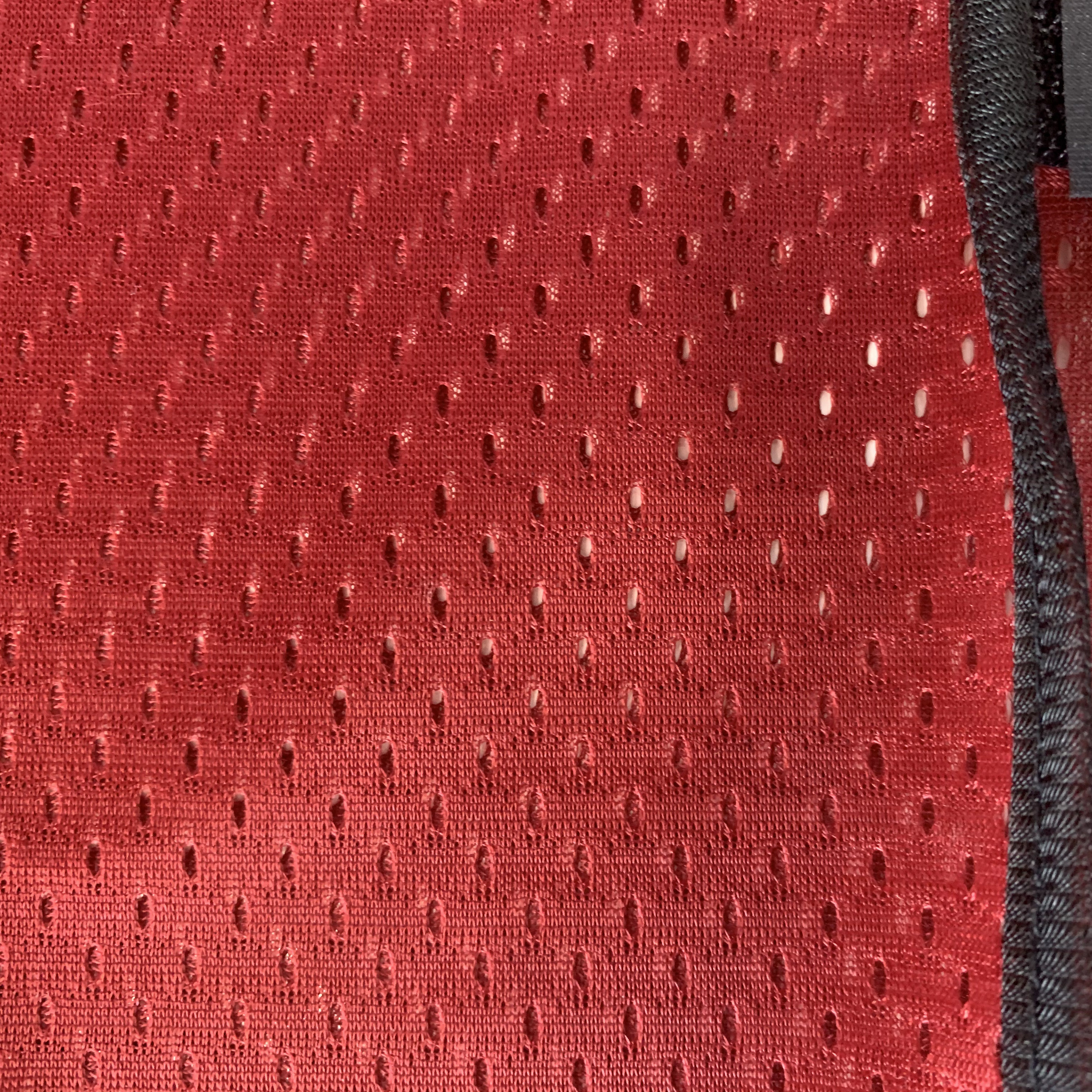 Cardinal Red Mesh Plain Safety Vest