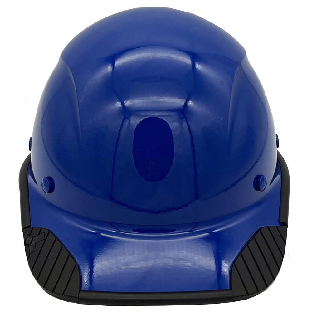DAX Carbon Fiber Cap Style Hard Hat Royal Blue - Edge Front