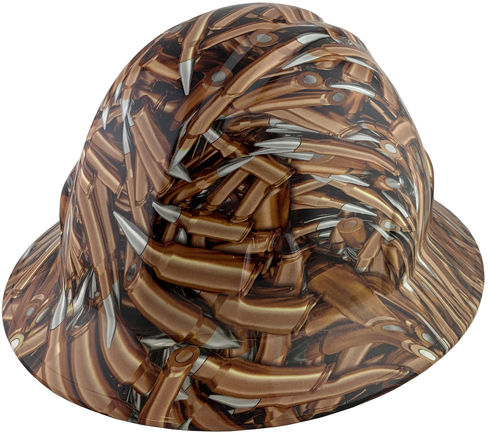 Bullets Design Full Brim Hydro Dipped Hard Hats Bullets Design Full Brim Hydro Dipped Hard Hats