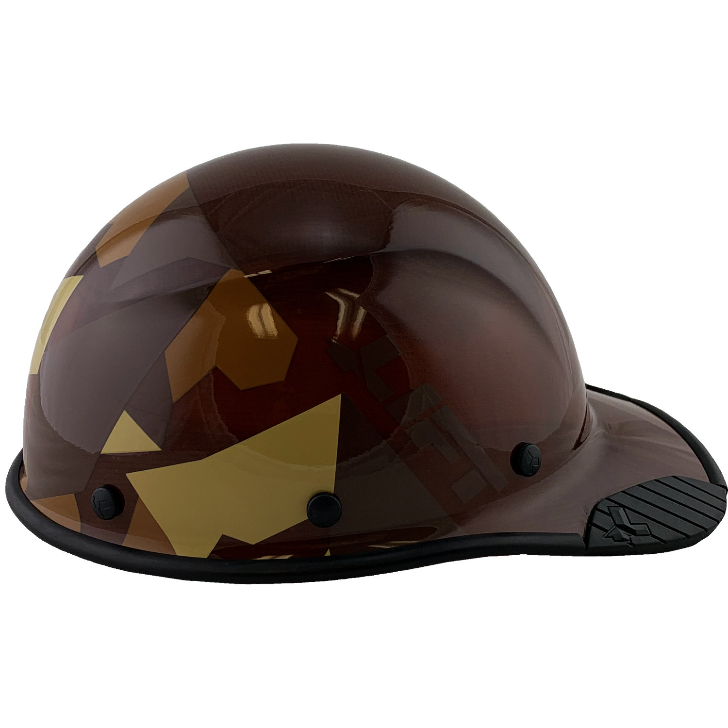 DAX Fiberglass Composite Hard Hat - Cap Style 5050 Desert Camo Natural Tan - with Protective Edge