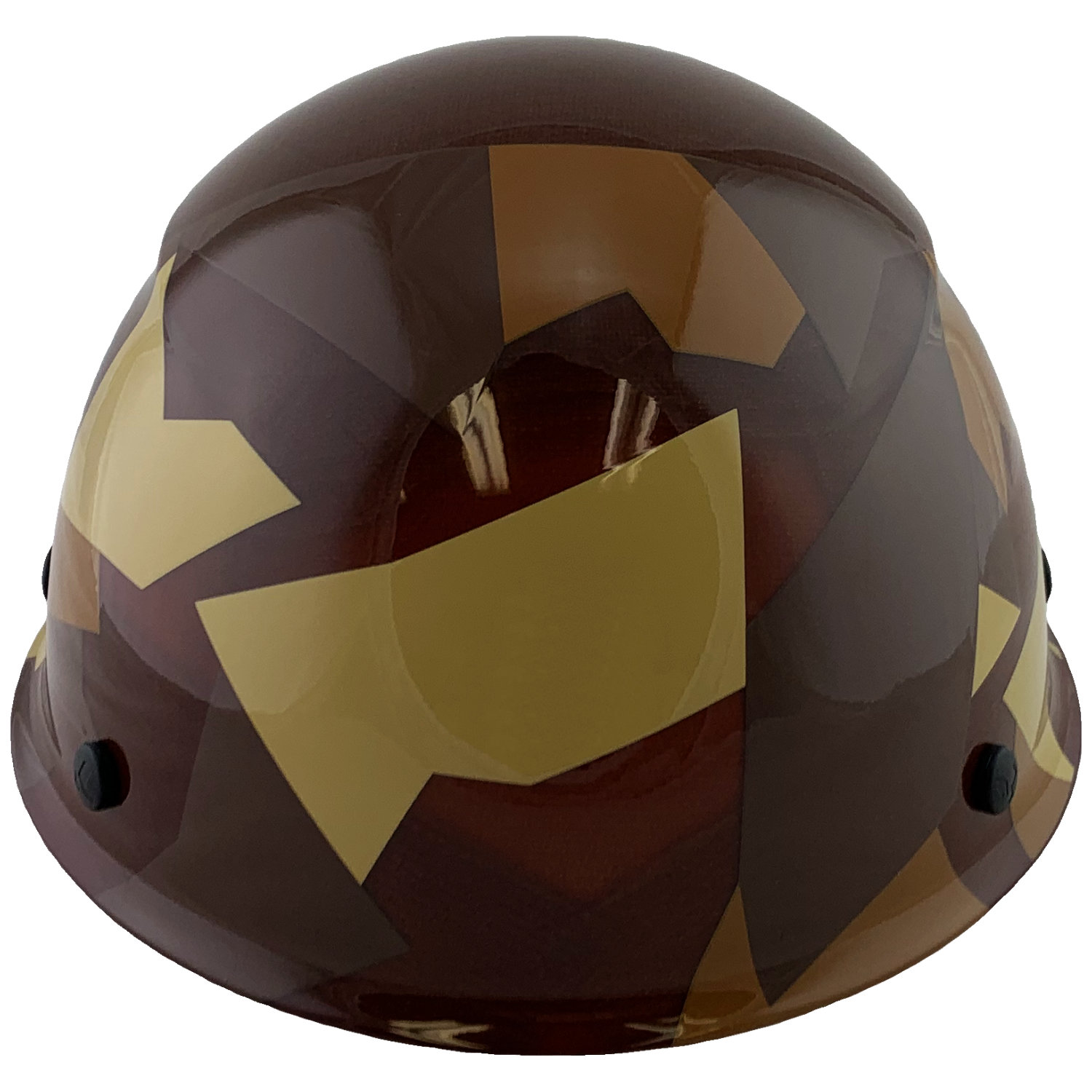 DAX Fiberglass Composite Hard Hat - Cap Style 5050 Desert Camo Natural Tan - Back View