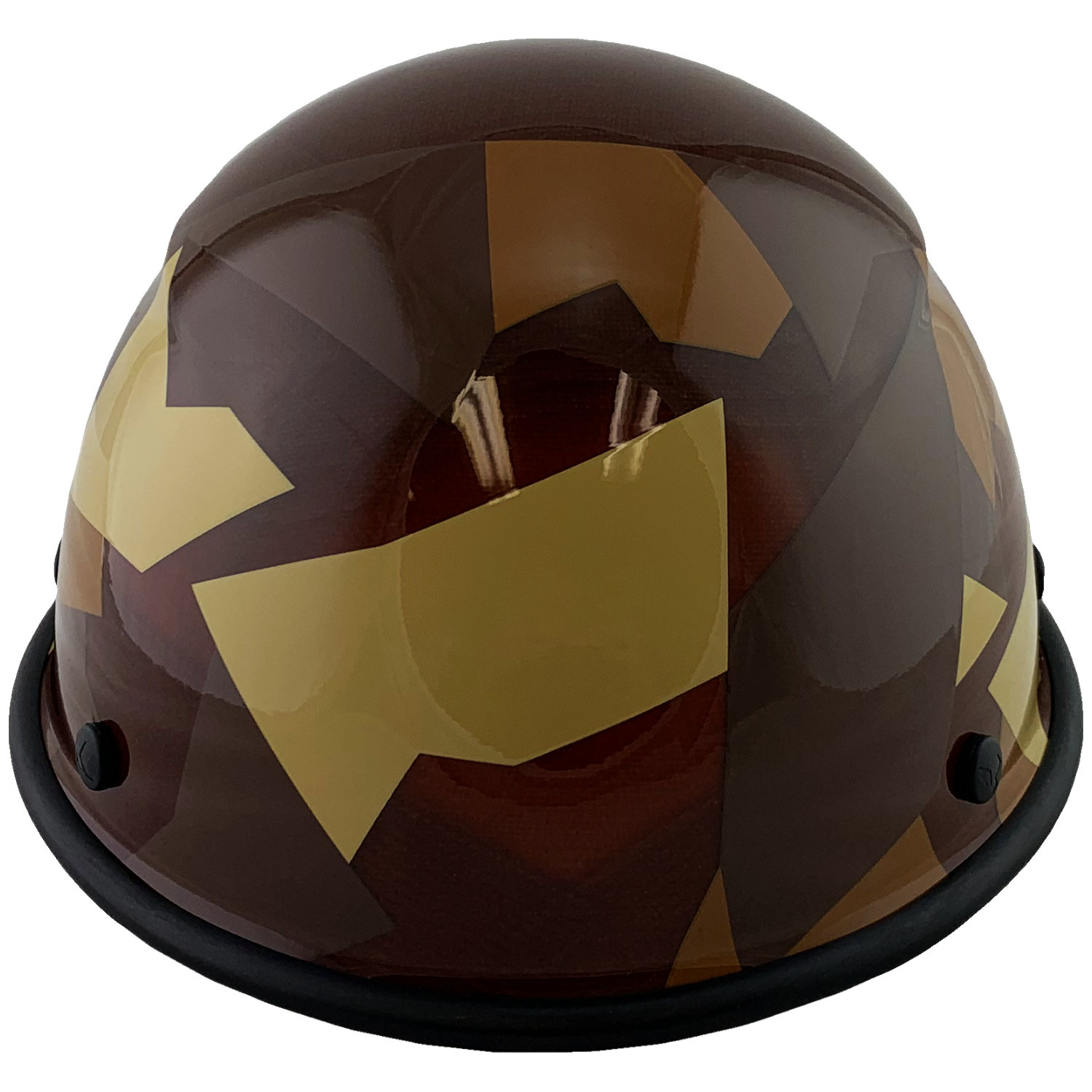 DAX Fiberglass Composite Hard Hat - Cap Style 5050 Desert Camo Natural Tan - with Protective Edge
