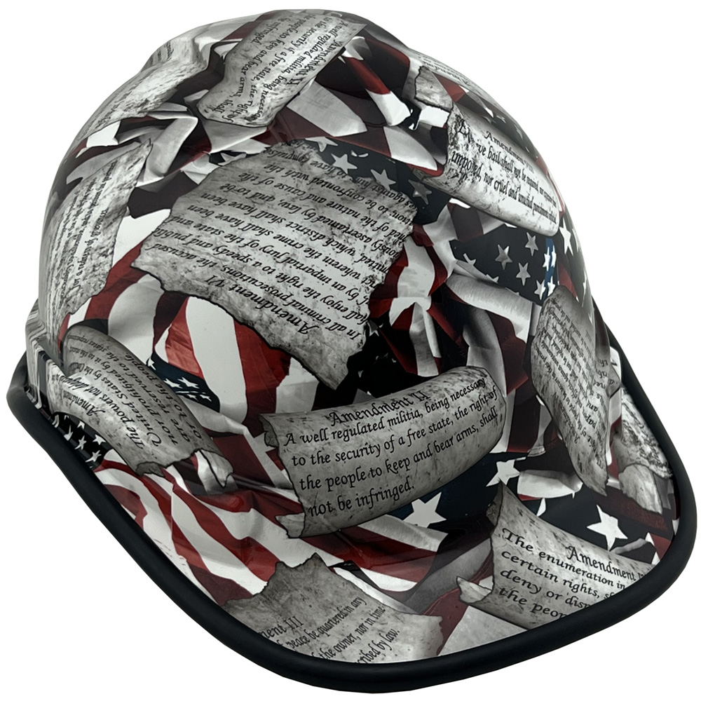 Second Amendment Cap Style Hydro Dipped Hard Hats
