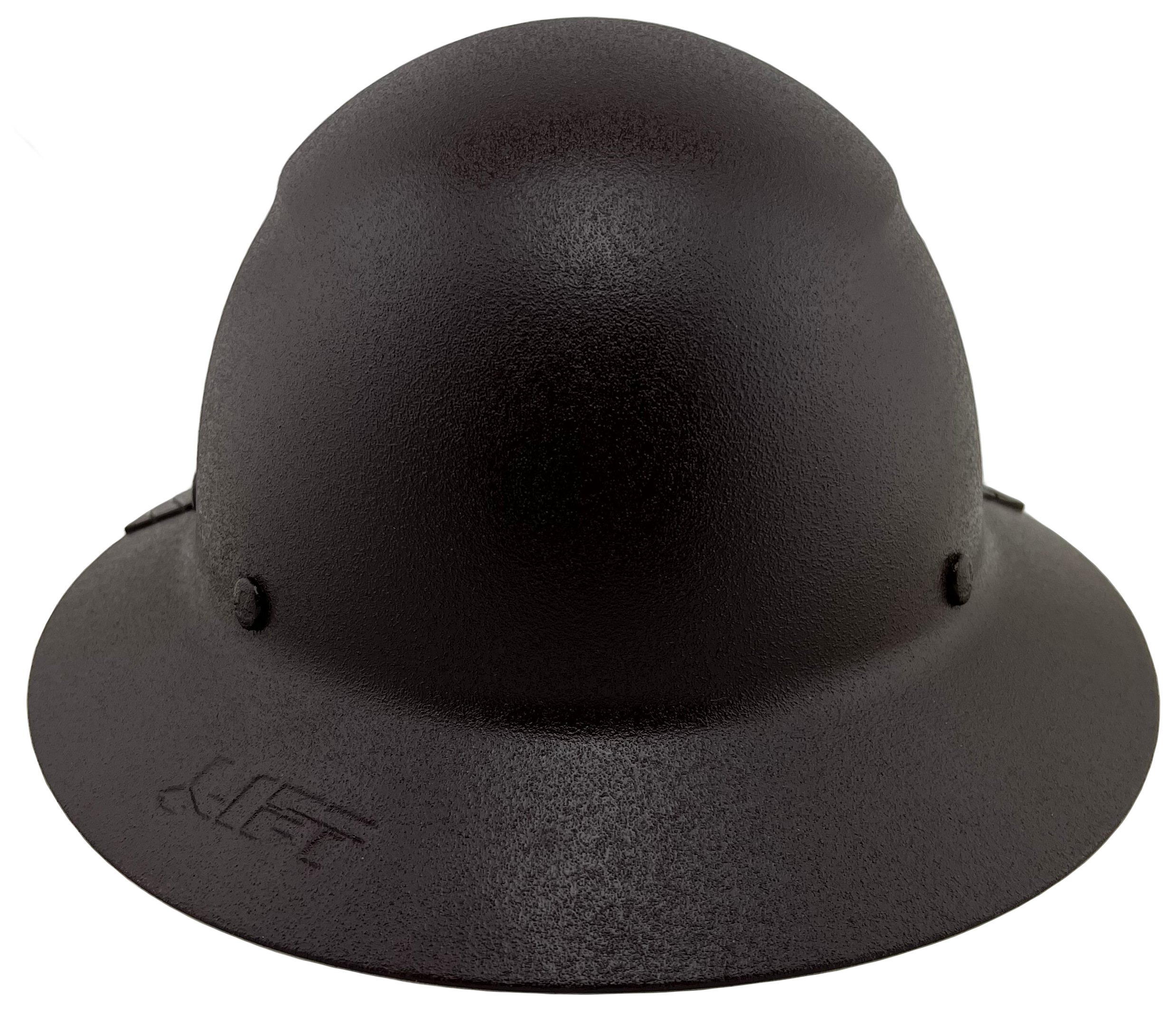 DAX Fiberglass Composite Hard Hat - Full Brim Textured Brown back