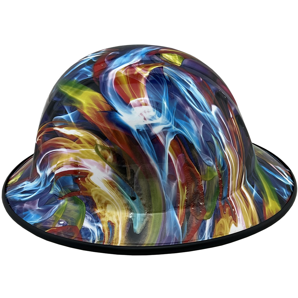 Metallic Color Splash Design Full Brim Hydro - Edge Left