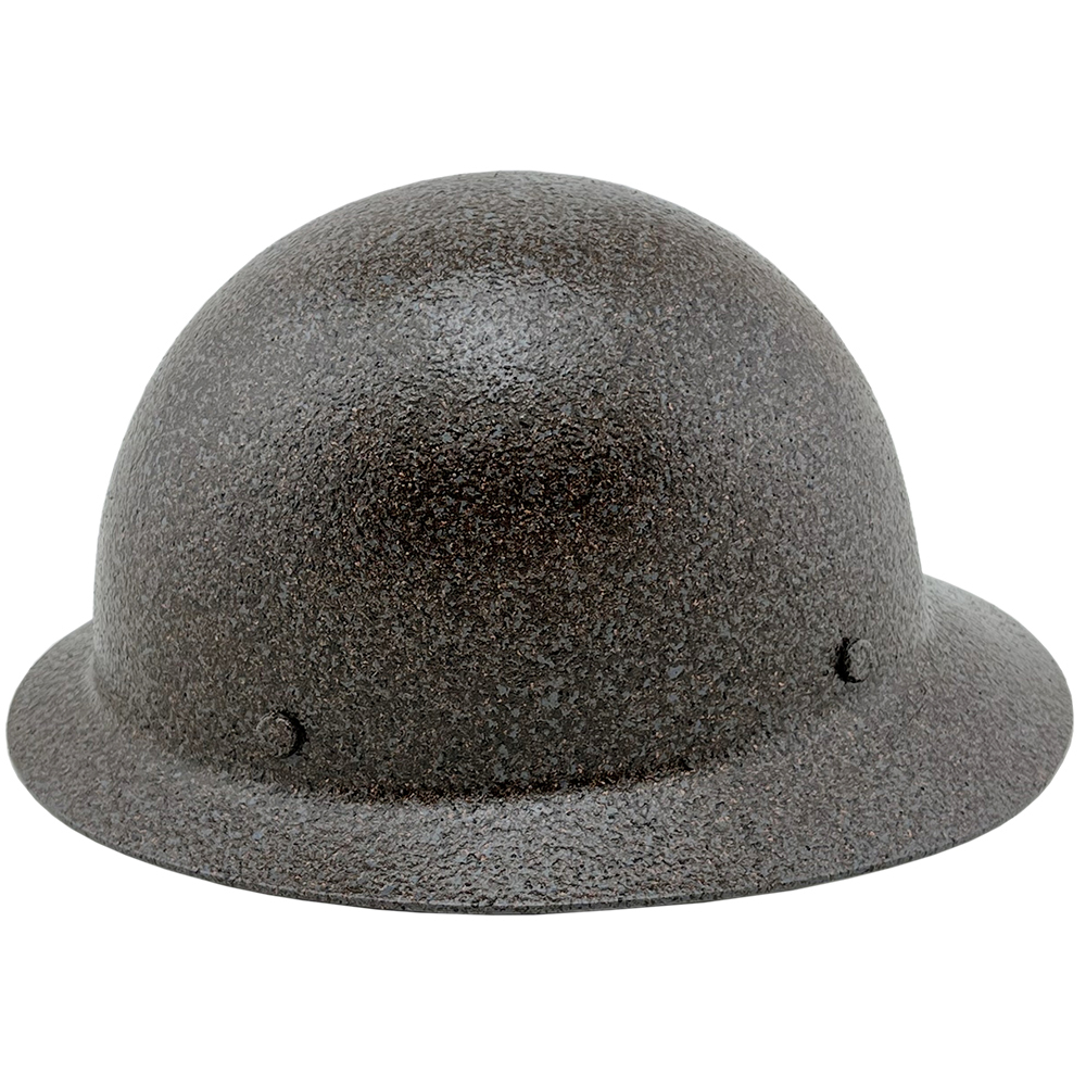 MSA Skullgard Full Brim Hard Hat with Ratchet Suspension Text Granite - Left MSA Skullgard Full Brim Hard Hat with Ratchet Suspension Text Granite - Left