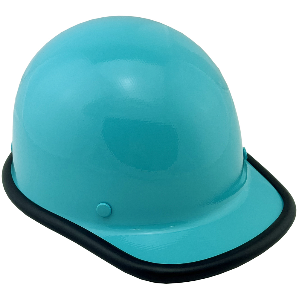 MSA Skullgard (LARGE SHELL) Cap Style Hard Hats with Ratchet Suspension Teal - Edge Oblique Right