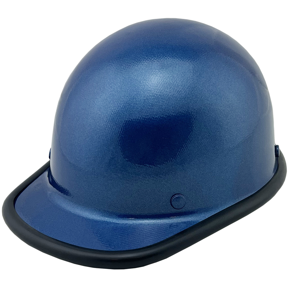 Skullgard Cap Style With STAZ ON Suspension Metallic Blue  - Edge Oblique Left