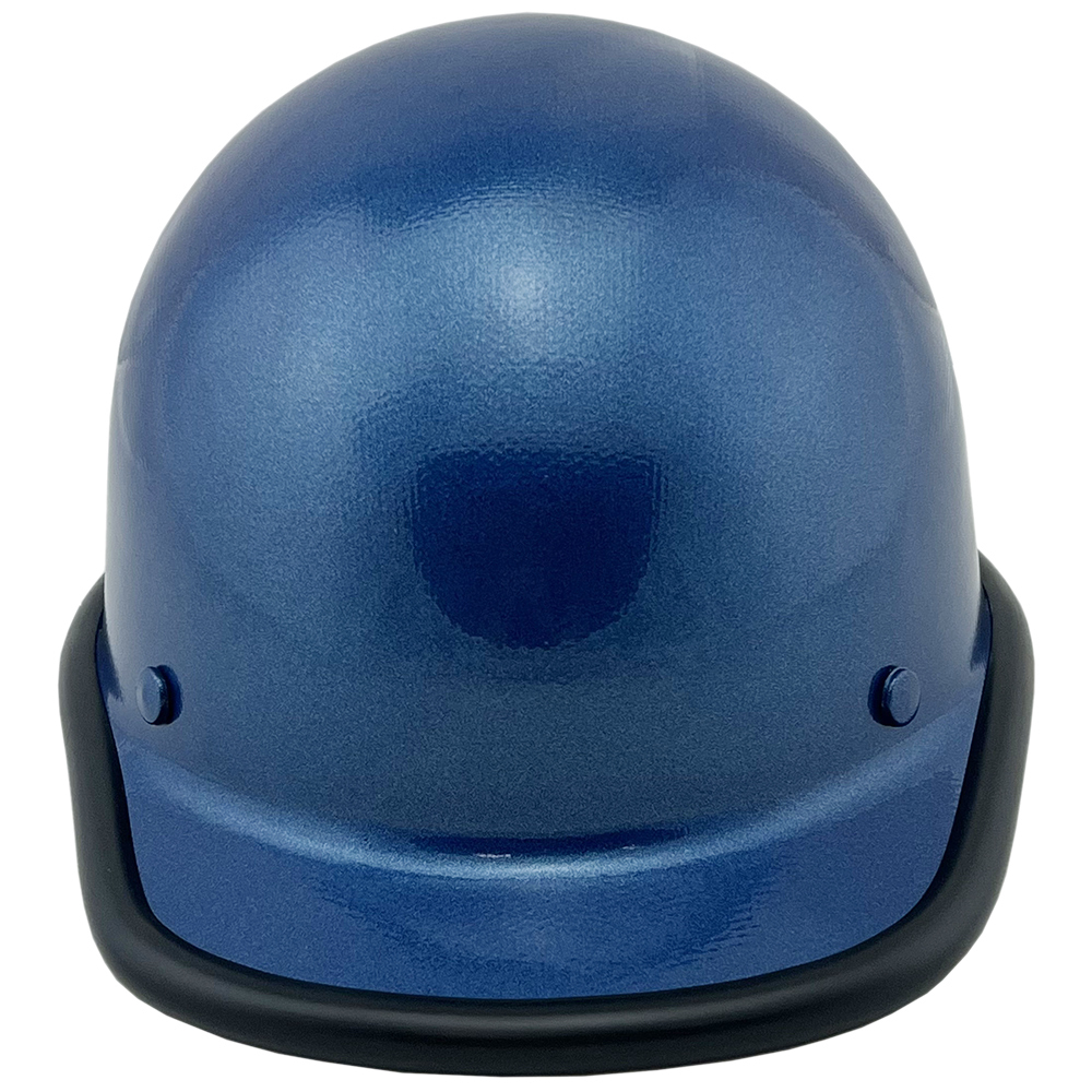 MSA Skullgard (LARGE SHELL) Cap Style Hard Hats with STAZ ON Suspension Metallic Blue - Edge Front
