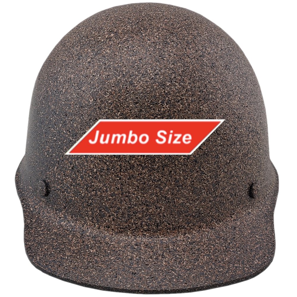 MSA Skullgard (LARGE SHELL) Cap Style Hard Hats with STAZ ON Suspension Light Granite - Front